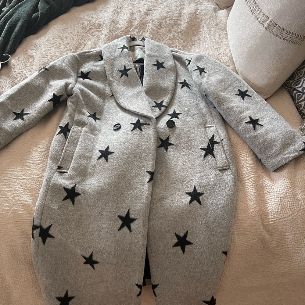 Avec les files womens star coat size S